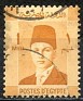 Egypt 1927 Personajes 1 Mill Amarillo Scott 206